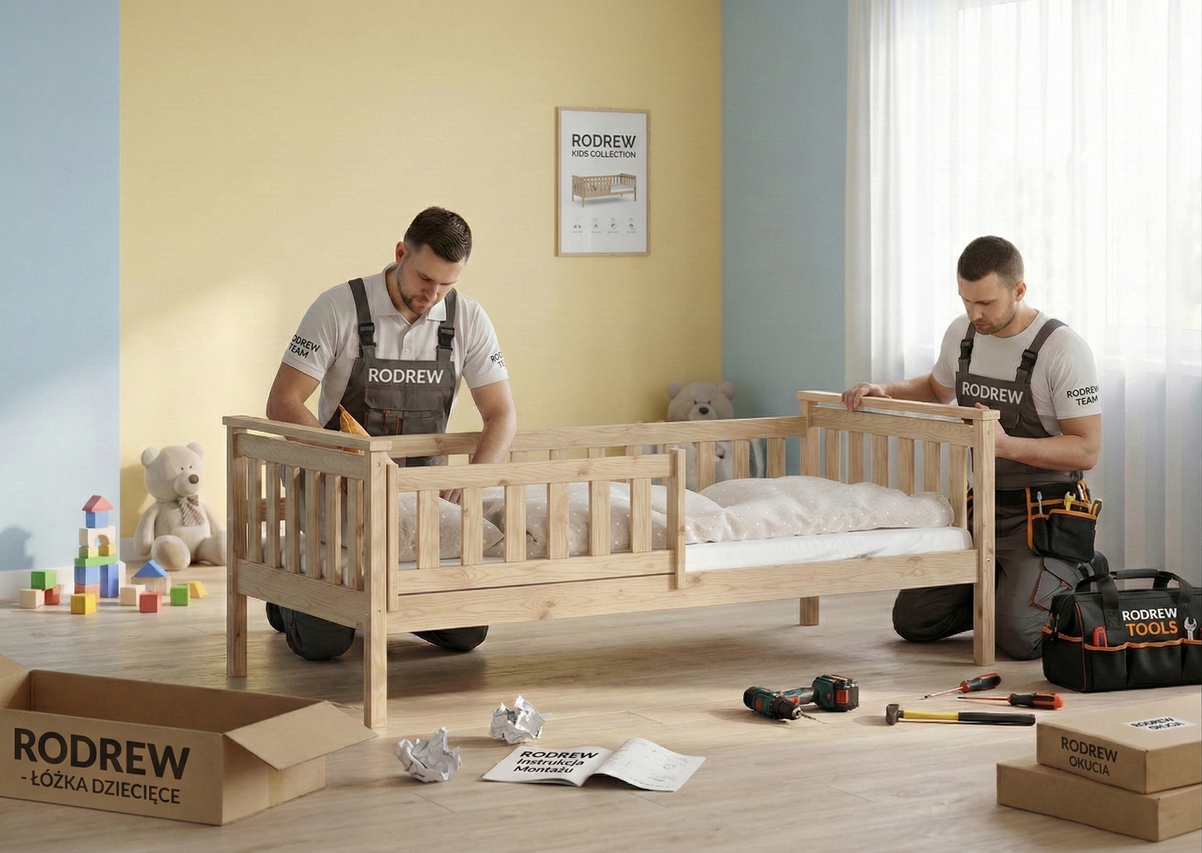 Profesjonalny montaż mebli w pokoju dziecięcym